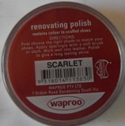 Scarlet Shoe Polish Scarlet Boot Polish